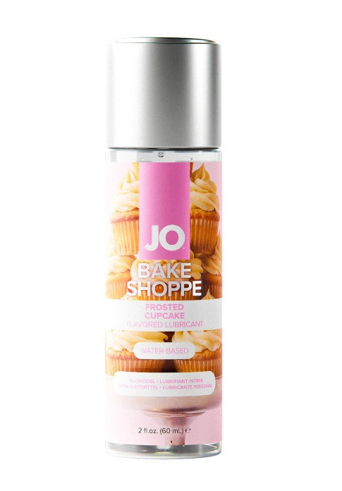 Гель на водной основе "JO Frosted Cupcake" с ароматом и вкусом кекса с глазурью, 60ml 