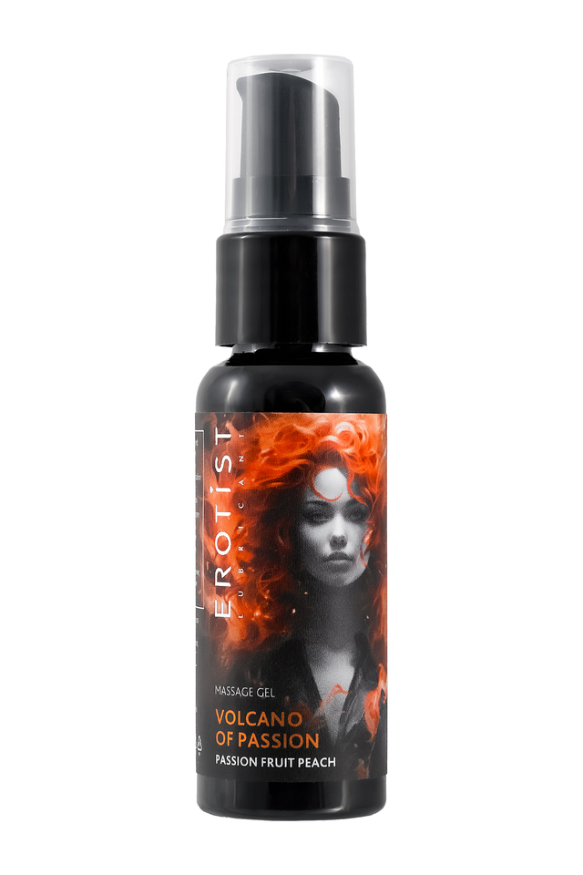 Жидкий вибратор с ароматом и вкусом персик-маракуйя "Erotist" 25ml 