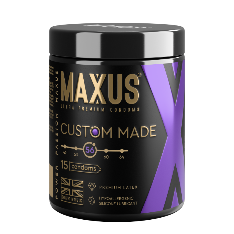 Презервативы "Maxus Custome Made 56" 15шт 